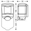 DISPENSADOR DE JABON CRYSTAL 1LT - Imagen 2