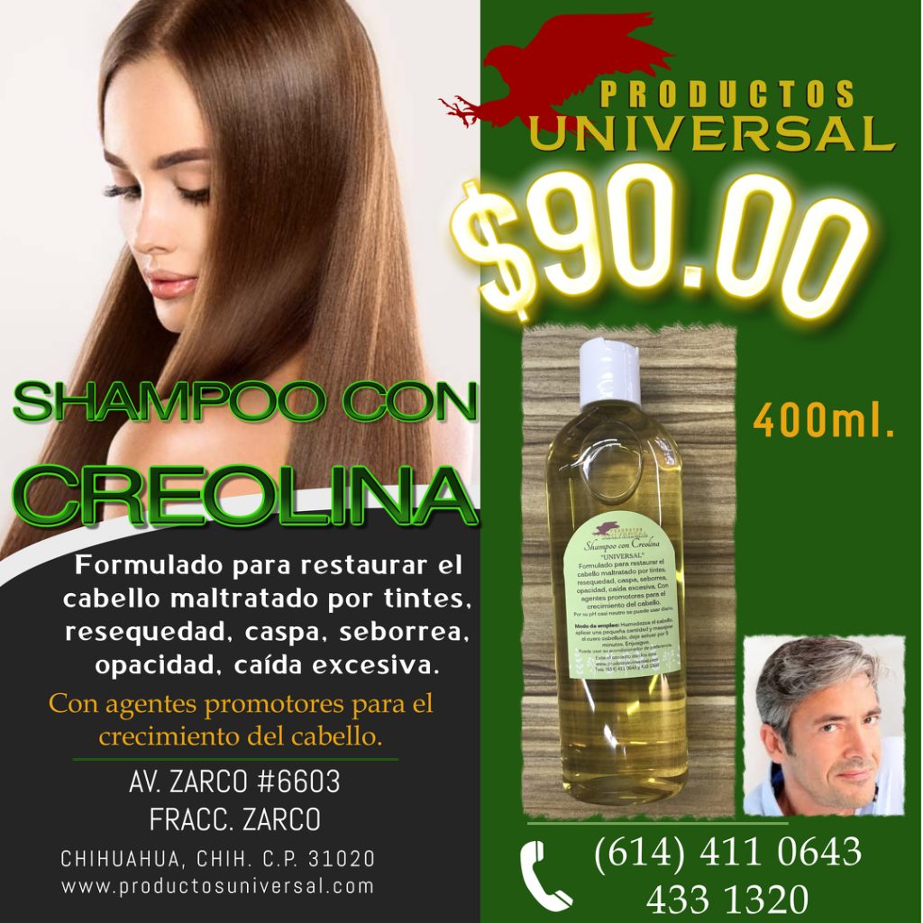 SHAMPOO C/CREOLINA "UNIVERSAL" Productos de Limpieza en Chihuahua
