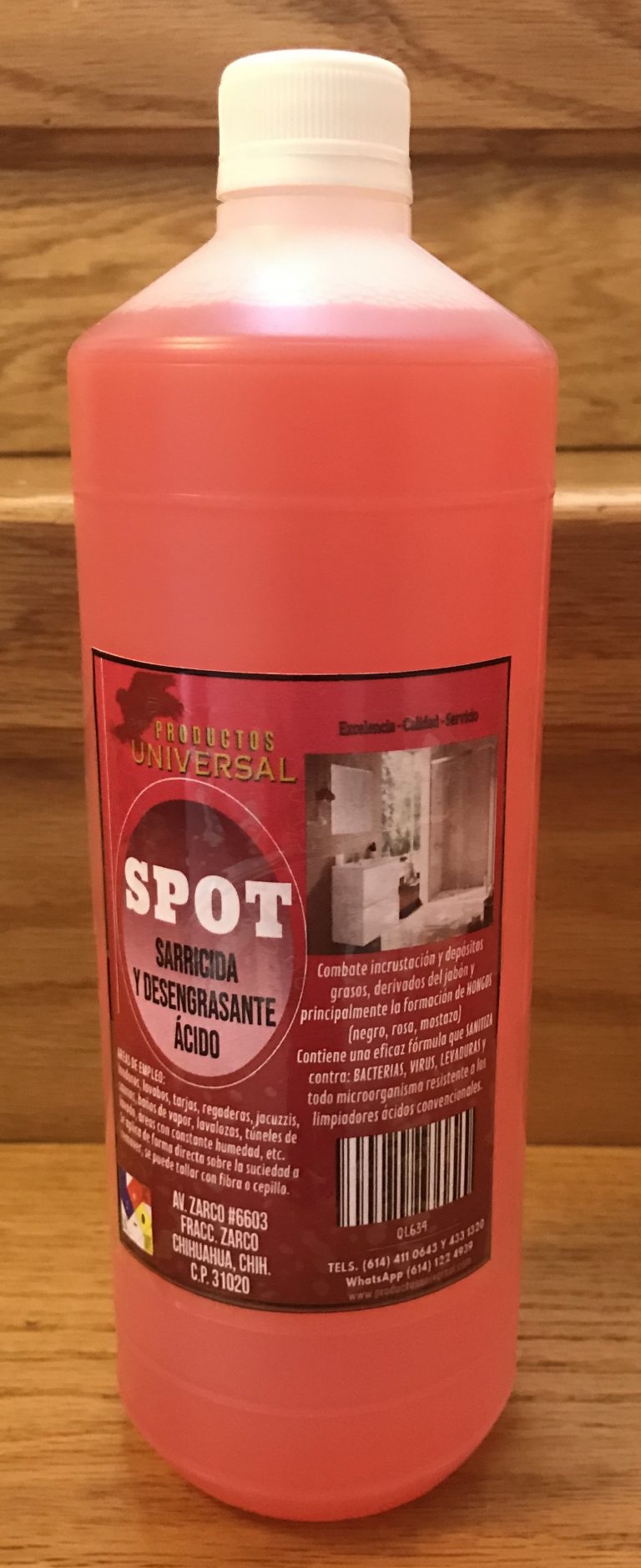 SARRICIDA Y DESENGRASANTE ÁCIDO "SPOT" - Productos de Limpieza en Chihuahua