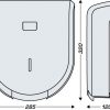 DISPENSADOR PAPEL JUMBO JVD ABS NEGRO - Imagen 2