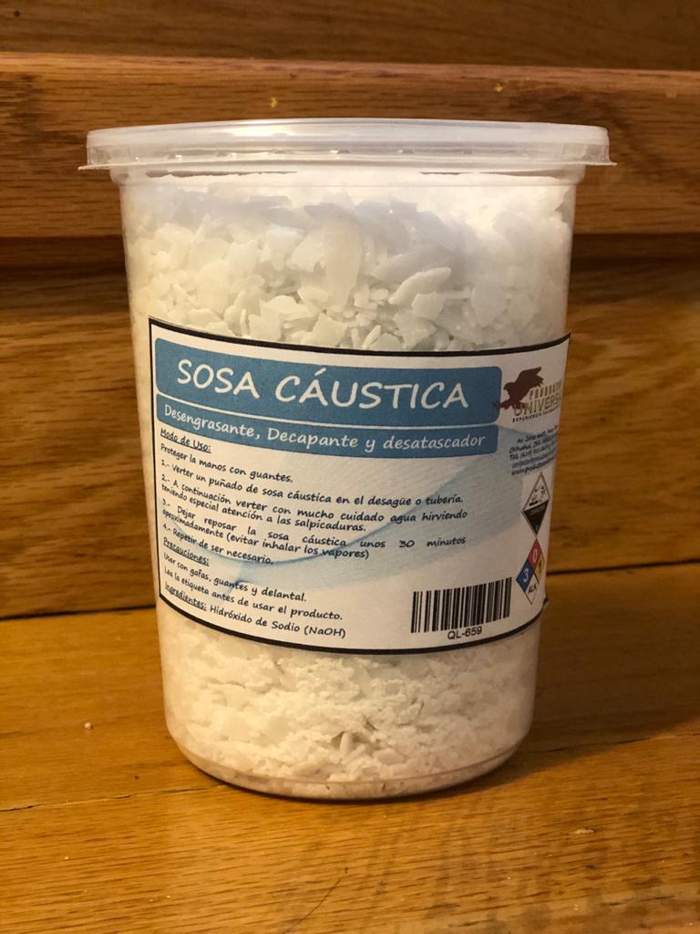 SOSA CAUSTICA ESCAMAS BOTE 800GR - Productos de Limpieza en Chihuahua